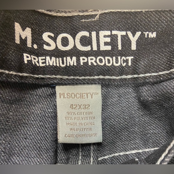 NEW M SOCIETY MEN FASHIONABLE PANTS SIZE 42 INSEAM 32 - Picture 7 of 9